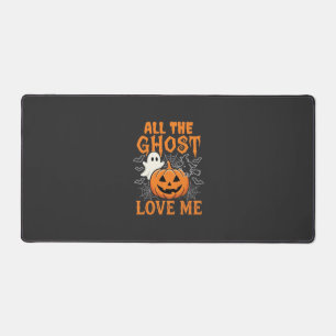 All The Ghost Love Me Halloween Design_1 Desk Mat