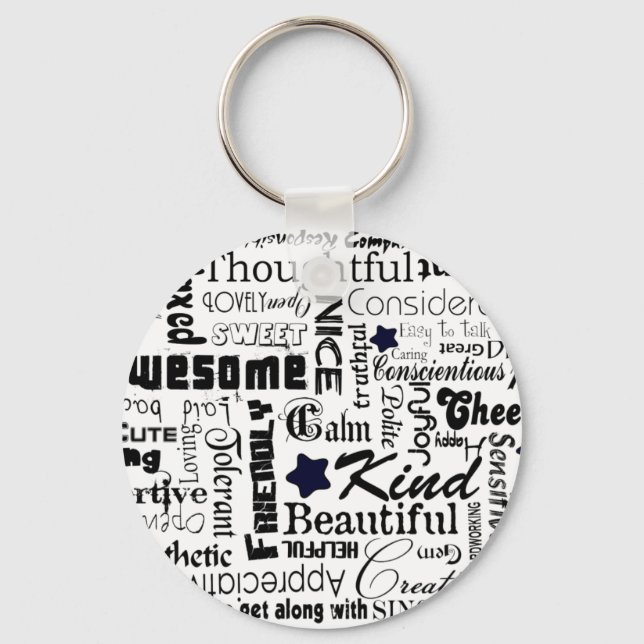 All the Good Things About You Key Ring (Front)