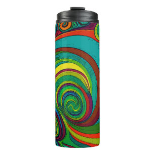 All The Groovy Colours 1110 Thermal Tumbler