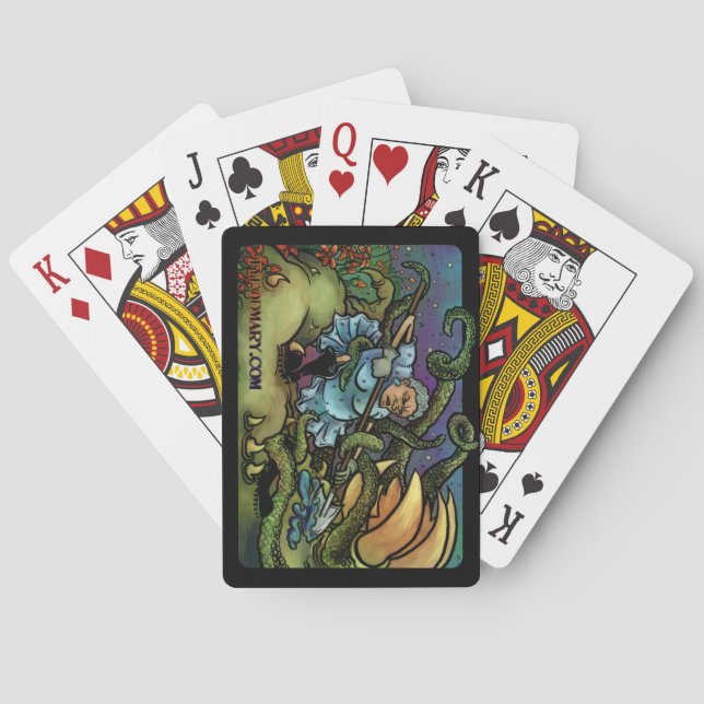 All the Growing Things playing cards (Back)