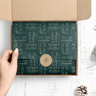 All The Holiday Wishes Personalised Tissue Paper