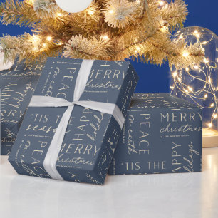 All The Holiday Wishes Personalised Wrapping Paper