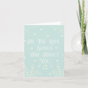 All The Love Songs Card