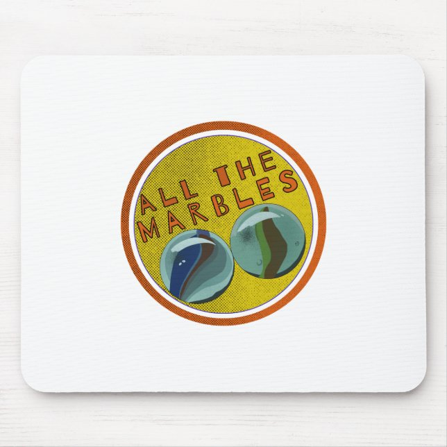 All The Marbles Mouse Pad (Front)