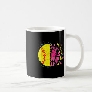All The Pretty Girls Vintage Softll Game Day Sport Coffee Mug
