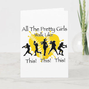 All The Pretty Girls Walk Like Chritmas This Funny Card