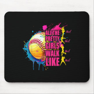 All The Pretty Girls Walk Like This Softll Player  Mouse Pad
