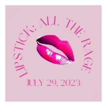 All The Rage National Lipstick Day 2023 pink lipst