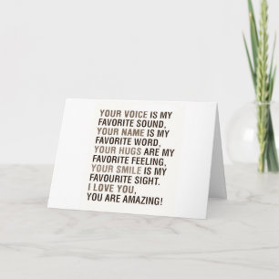 ALL THE REASONS **I LOVE YOU WITH ALL MY HEART** CARD