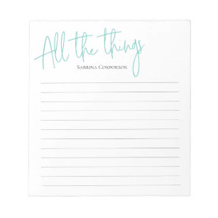 All the things script notepad