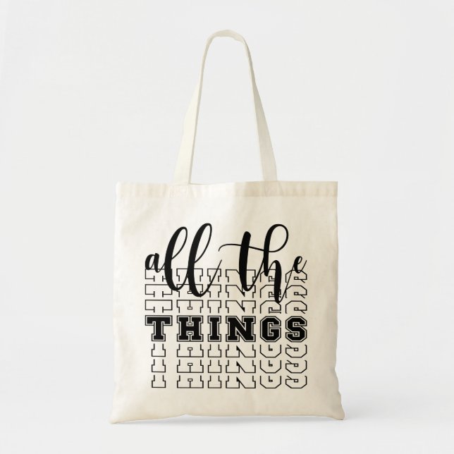 All the things  tote bag (Front)