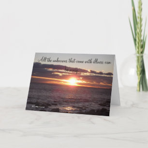 All the unknowns Get Well Card