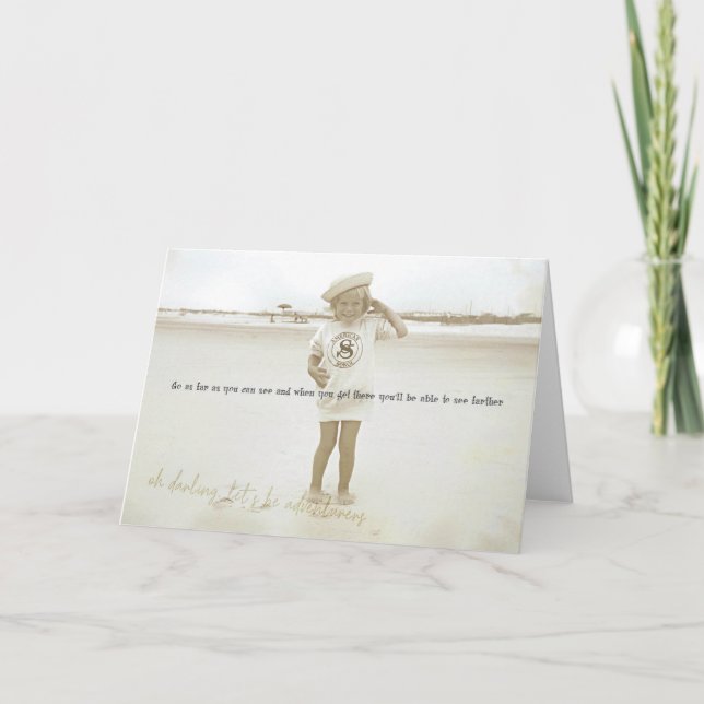 ALL THE WAY Greeting Card (Front)