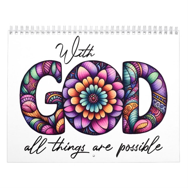All Things Are Possible!  Calendar (Cover)