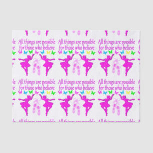 ALL THINGS ARE POSSIBLE DANCER DREAM TISSUE PAPER