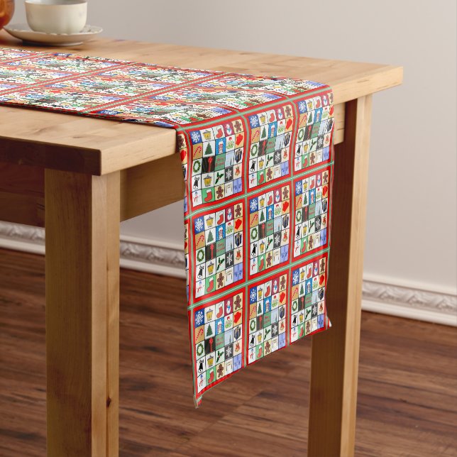 All Things Christmas Short Table Runner (In Situ)