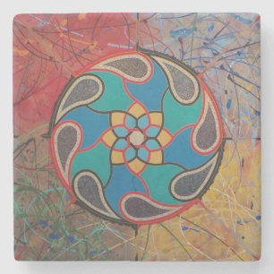 All Things Fall Apart - Marble Stone Coaster
