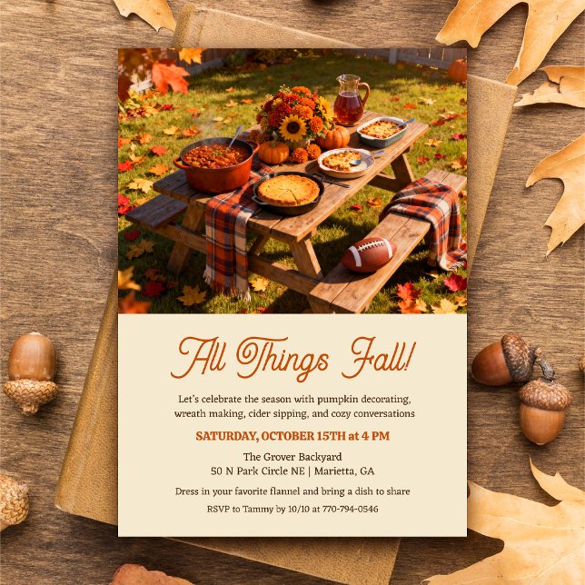 All Things Fall Autumn Invitation (Creator Uploaded)