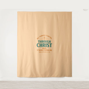 All things I can do through Christ who strengthens Tapestry