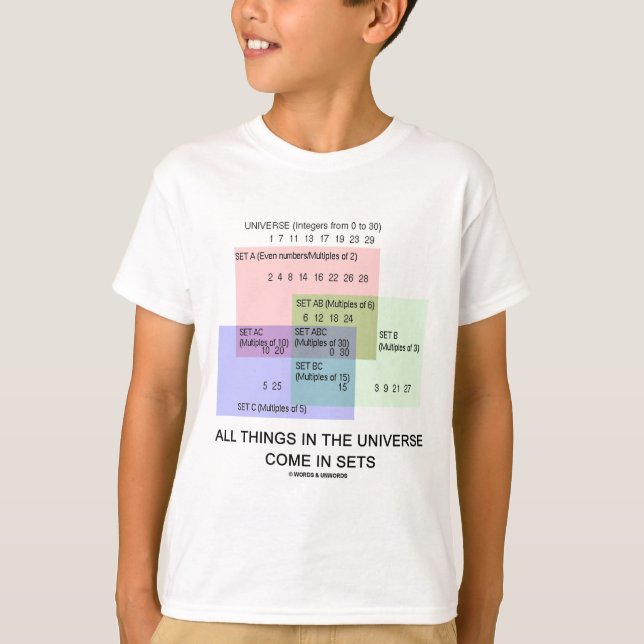 All Things In The Universe Come In Sets T-Shirt (Front)