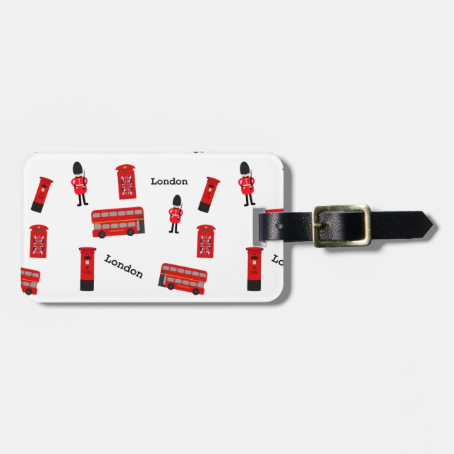 All Things London Luggage Tag (Front Horizontal)