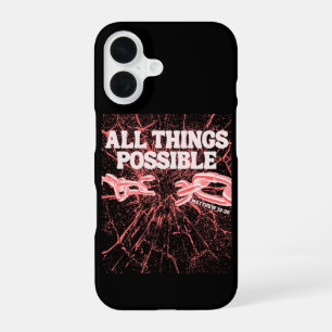 All Things Possible – Matthew 19:26 iPhone 16 Case