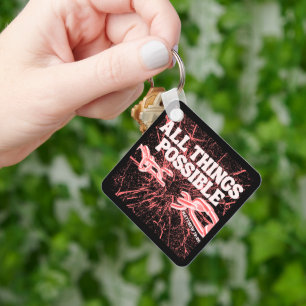 All Things Possible – Matthew 19:26 Key Ring