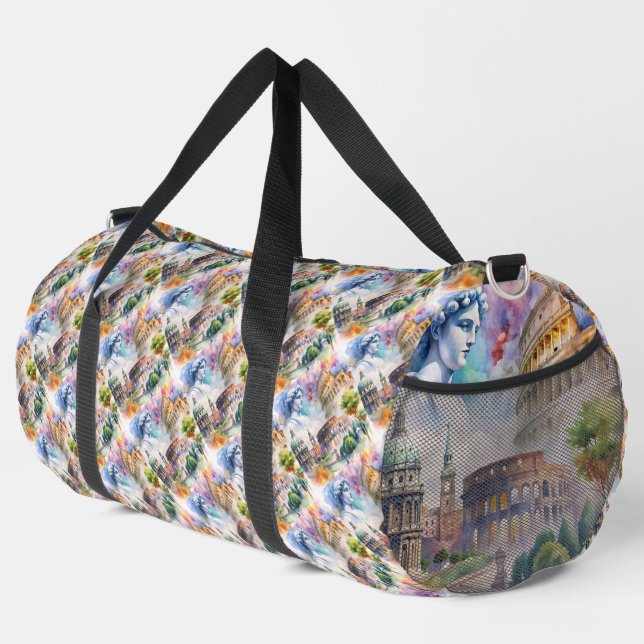 All Things Rome Duffle Bag (Right Corner)
