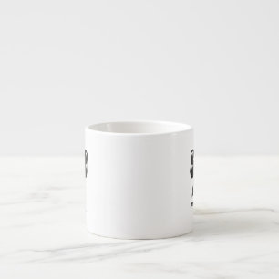 All Tied Up In Style cup– Elegant Black Bow  Espresso Cup