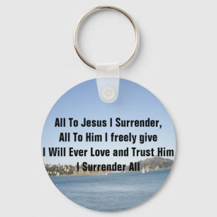 All To Jesus I Surrender Key Ring