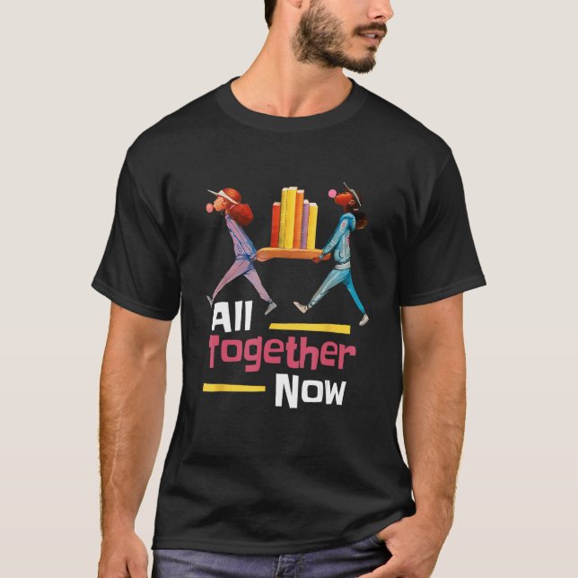 All Together Now Summer Reading Program 2023 Libra T-Shirt (Front)