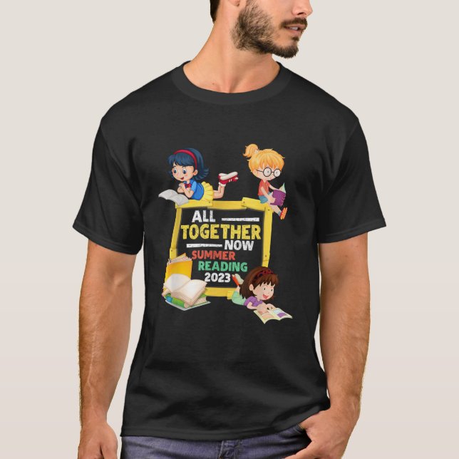 All Together Now Summer Reading Program 2023 Libra T-Shirt (Front)