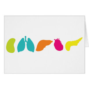 All Transplant Organs Generic Greeting Card