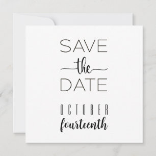 All Type Save the Date Template