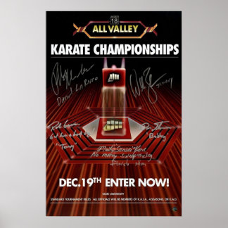 All Valley Karate Sign