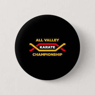 All Valley Karate Tournament December Event 6 Cm Round Badge