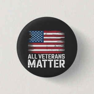All Veteran Matter American 4th Of July Patriotic 3 Cm Round Badge
