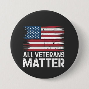 All Veteran Matter American 4th Of July Patriotic 7.5 Cm Round Badge