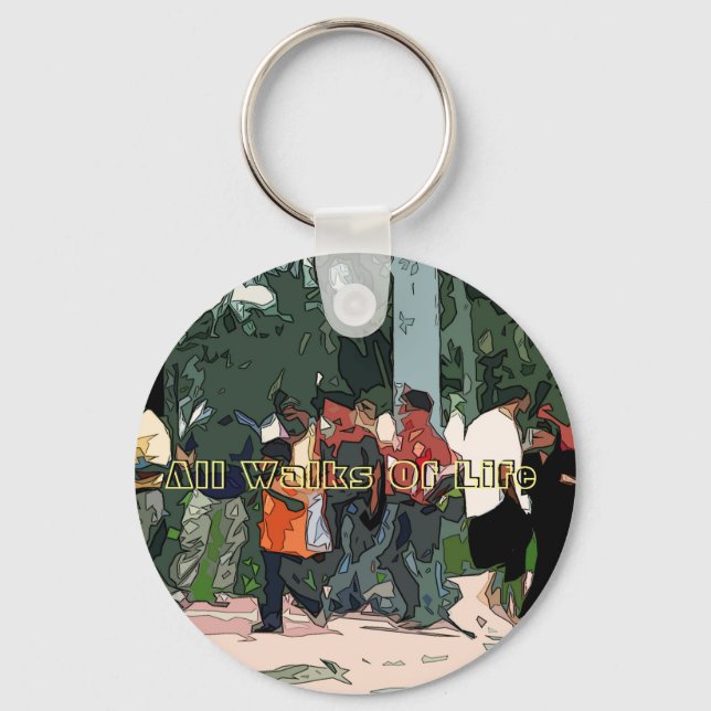 All Walks Of Life Key Ring (Front)