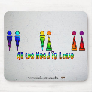 All We Need is Love Mouse Pad