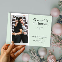 All we Want for Christmas is you Pregnancy Photo