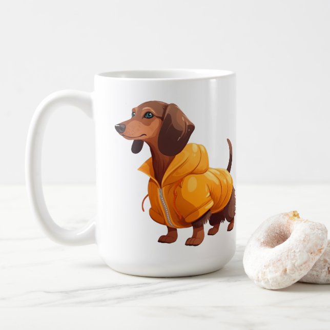 All-Weather Friend Sausage Dog Mug (With Donut)