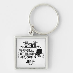 All Women Are Created Equal Keychain