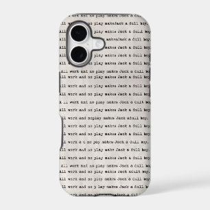 All work and no play iphone 5  case