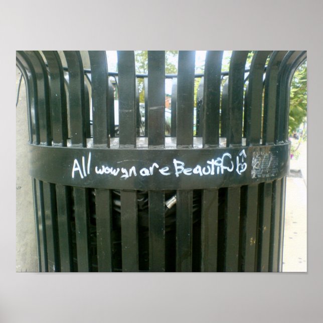 all wowmyn are beatiful poster (Front)