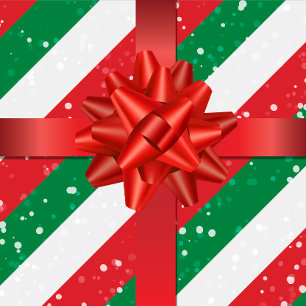 All Wrapped Up Red Bow Christmas Wrapping T-Shirt