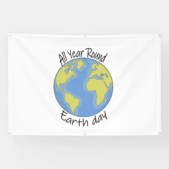All Year Round: Earth Day Banner (Horizontal)
