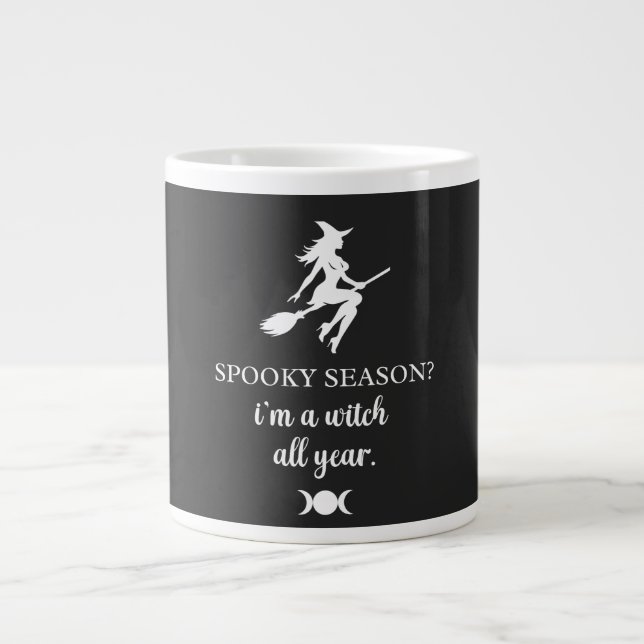 all year witch • witchy gifts  ||  large coffee mug (Front)