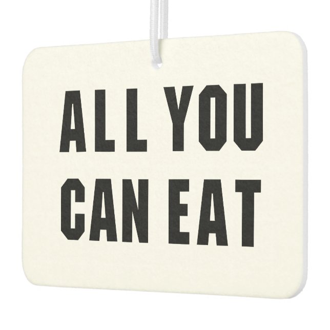 ALL YOU CAN EAT CAR AIR FRESHENER (Left)