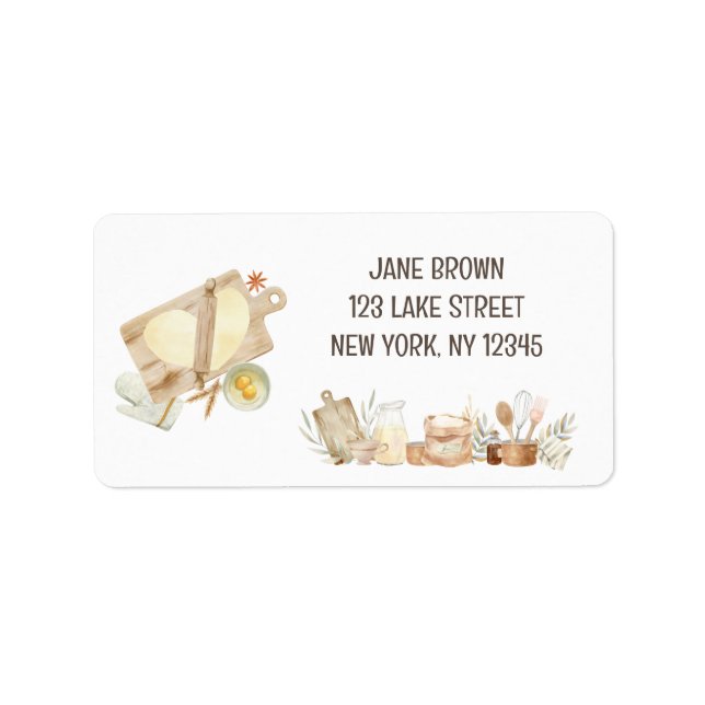 ALL YOU KNEAD IS LOVE BRIDAL SHOWER LABEL (Front)